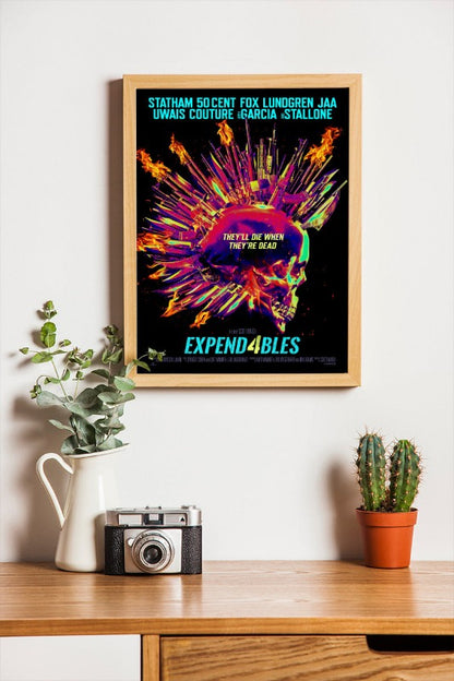 Expend4bles - framed poster