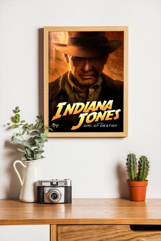 Indiana Jones and The Dial of Destiny - framed poster