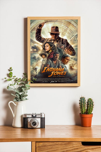 Indiana Jones and The Dial of Destiny - framed poster