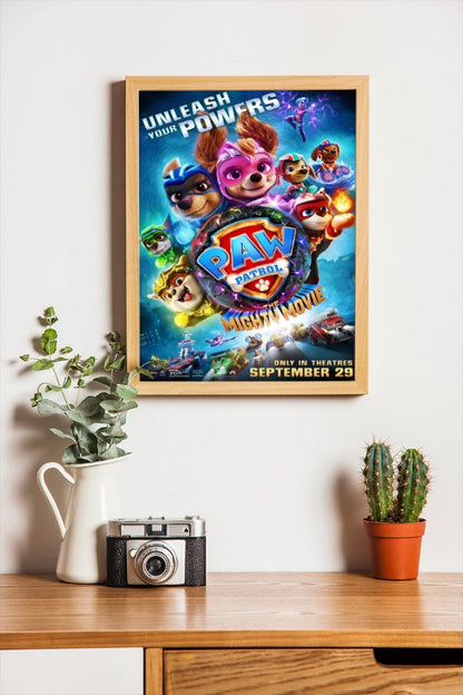 Paw Patrol The Mighty Movie - framed poster