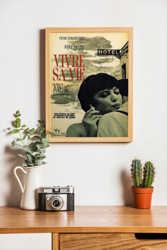 Vivre sa vie - framed poster