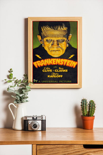 Frankenstein - framed poster