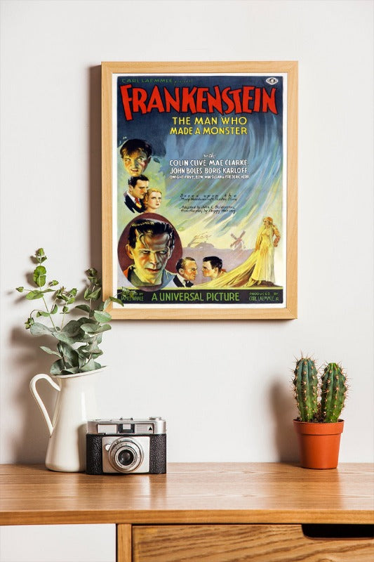 Frankenstein - framed poster