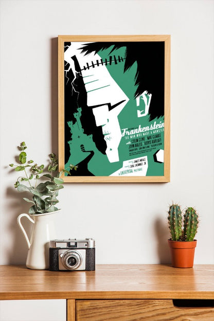 Frankenstein - framed poster