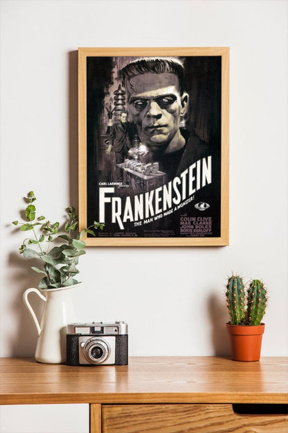 Frankenstein - framed poster