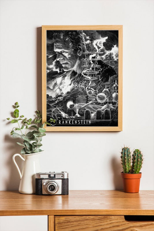 Frankenstein - framed poster