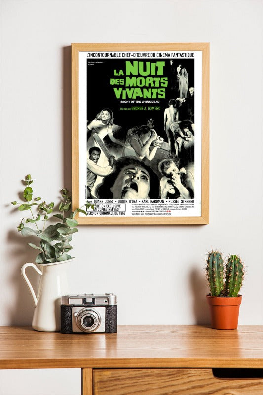 La nuit des morts vivants - framed poster