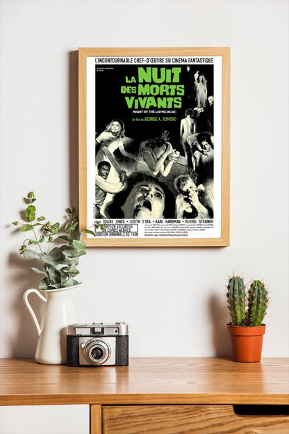 La nuit des morts vivants - framed poster