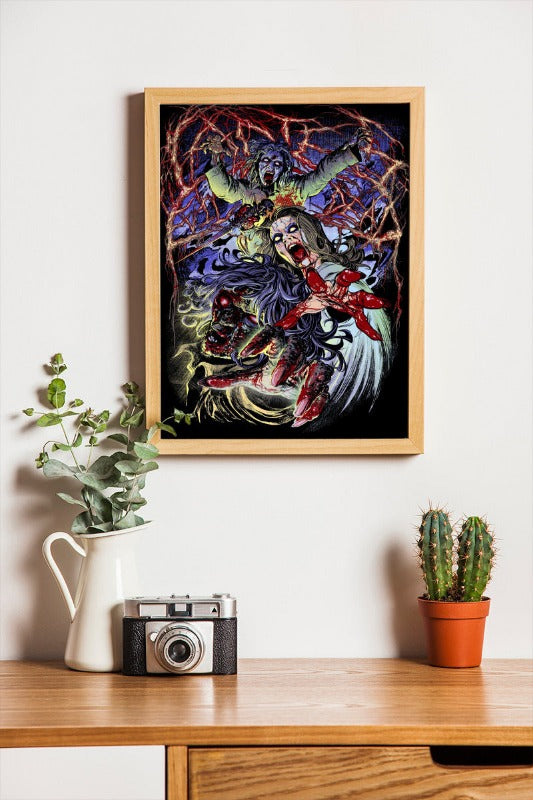 The Evil Dead - framed poster