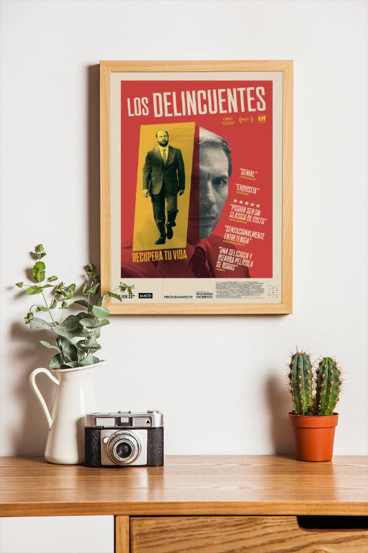 Los delincuentes - framed poster