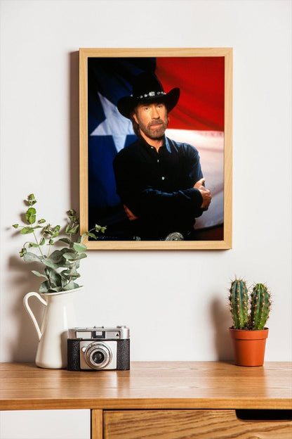 Walker Texas Ranger - framed poster