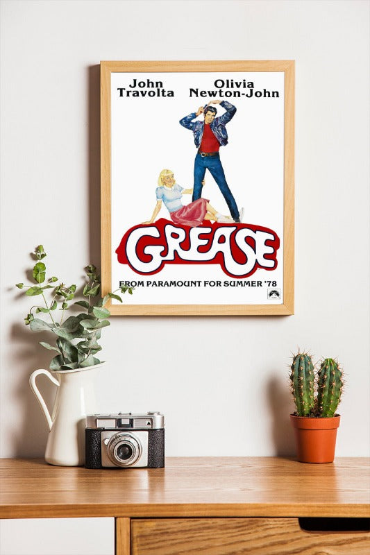 Grease - framed poster