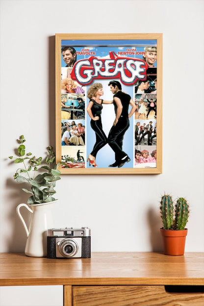 Grease - framed poster