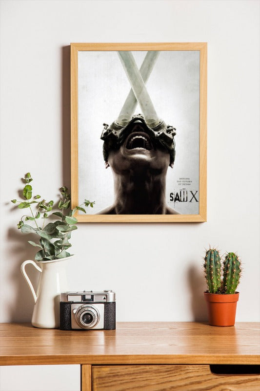 Saw X - framed poster