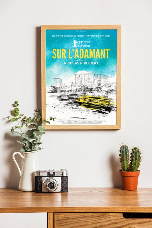 Sur L'Adamant - framed poster