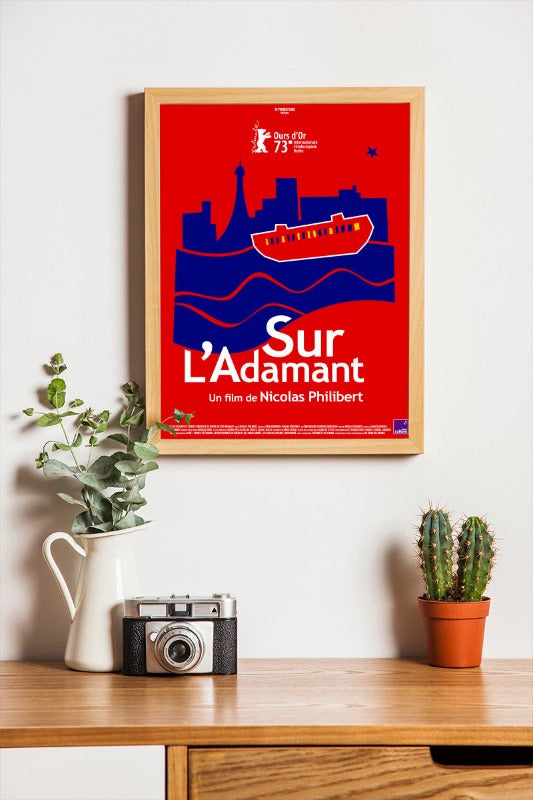 Sur L'Adamant - framed poster