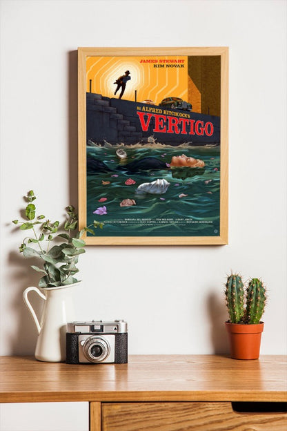 Vertigo - framed poster