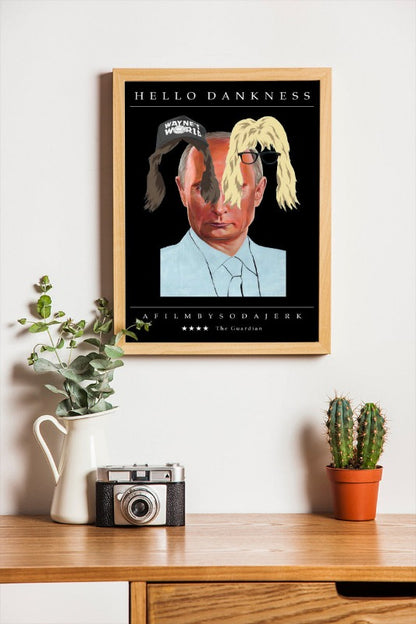 Hello Dankness - framed poster