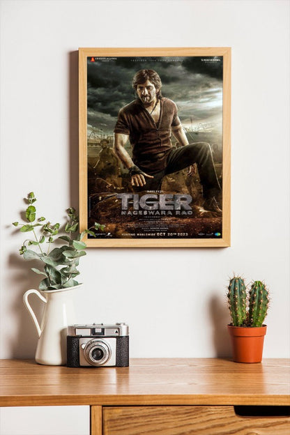 Tiger Nageswara Rao - framed poster