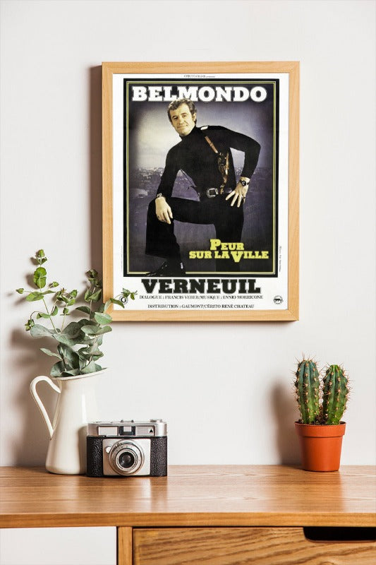 Peur sur la ville - framed poster