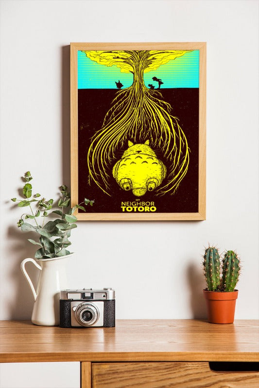 My Neighbor Totoro - framed poster