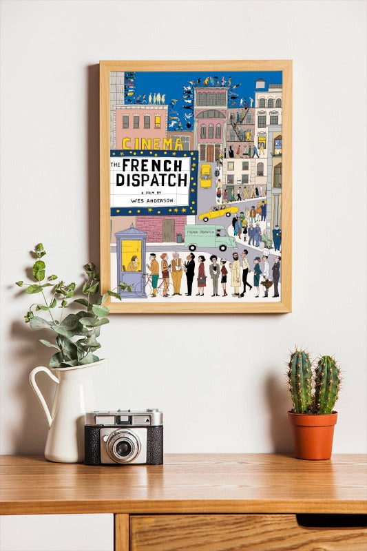 The French Dispatch - framed poster