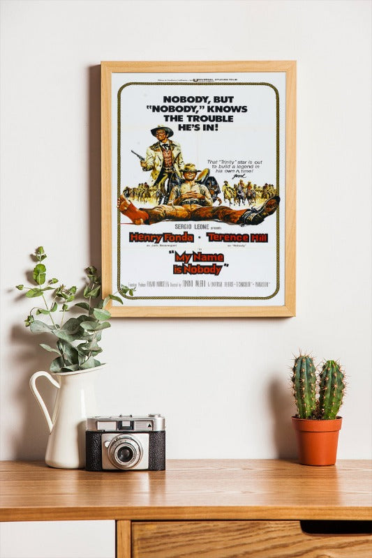 My name is nobody - framed poster