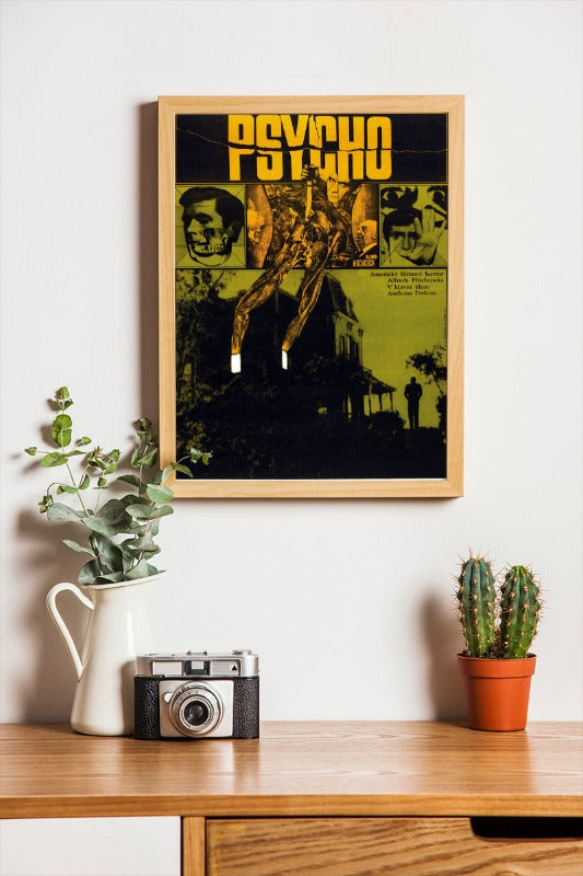 Psycho - framed poster