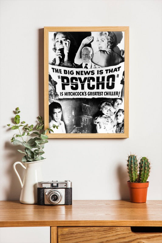 Psycho - framed poster