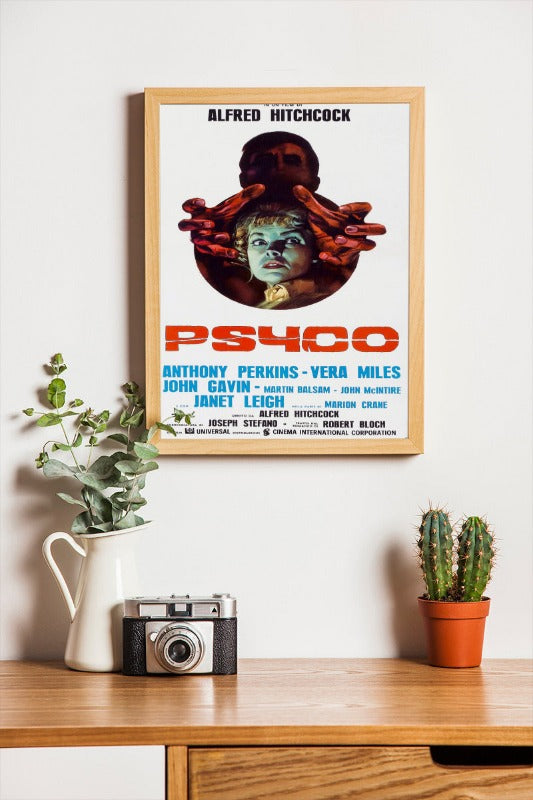 Psycho - framed poster