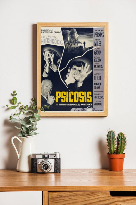 Psycho - framed poster