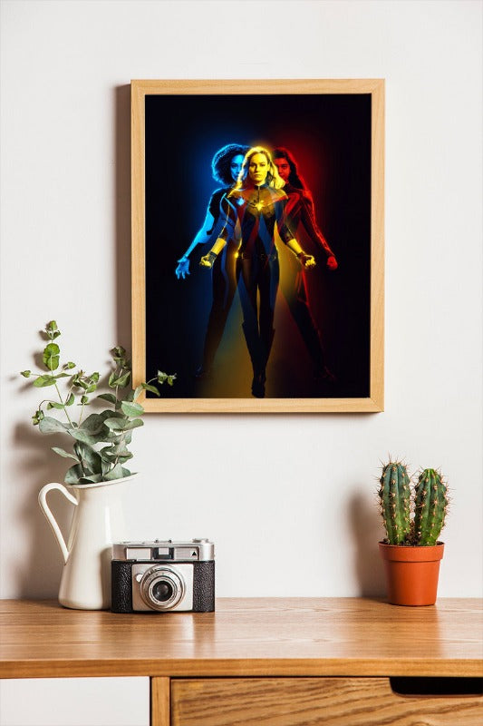 The Marvels - framed poster