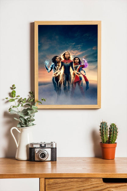 The Marvels - framed poster