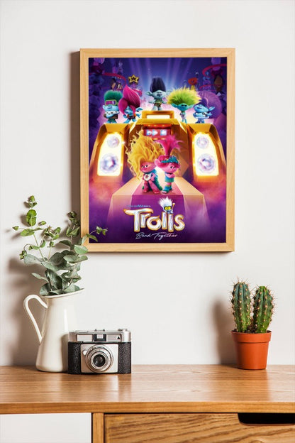 Trolls Band Together - framed poster