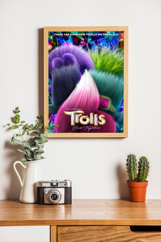 Trolls Band Together - framed poster