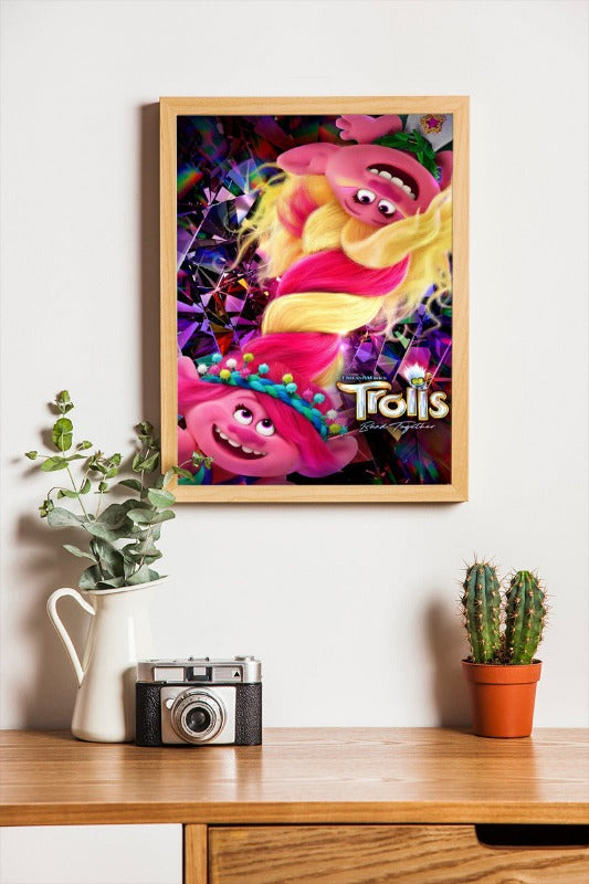 Trolls Band Together - framed poster