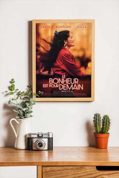 Le bonheur est pour demain - framed poster