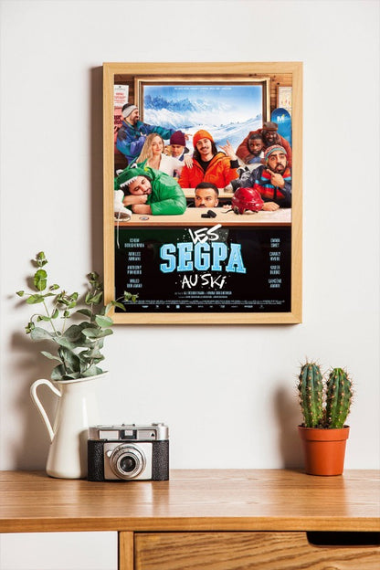 Les segpa au ski - framed poster