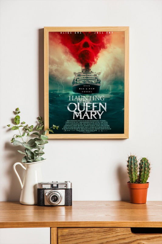 Haunting of The Queen Mary - framed poster