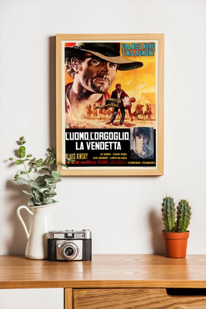 L'uomo L'orgoglio La vendetta - framed poster