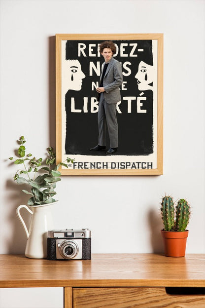 The French Dispatch - framed poster