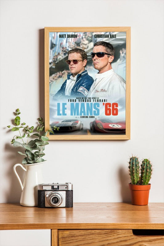 Le Mans 66 (Ford v Ferrari) - framed poster