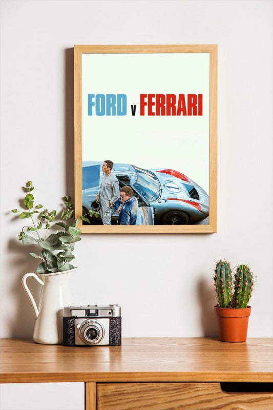 Ford v Ferrari - framed poster