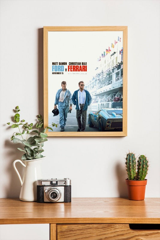 Ford v Ferrari - framed poster