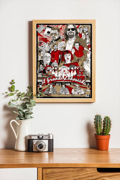 Il grande Lebowski - framed poster