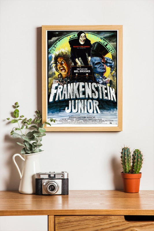 Frankenstein Junior (Young Frankenstein) - framed poster