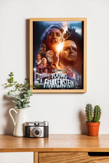 Young Frankenstein - framed poster