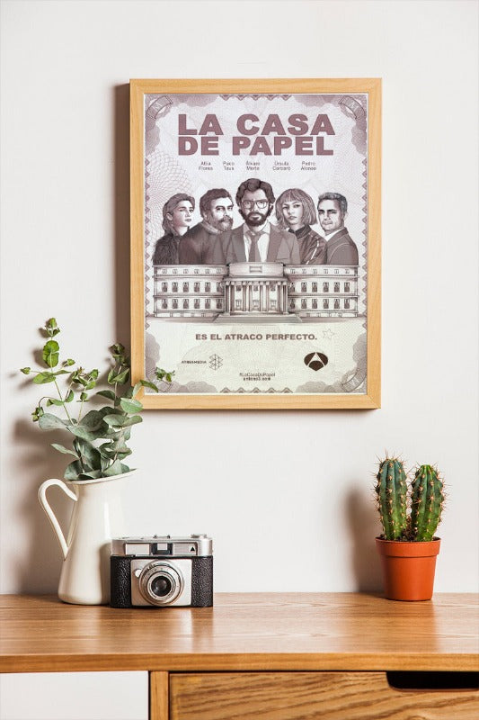 La casa de papel - framed poster