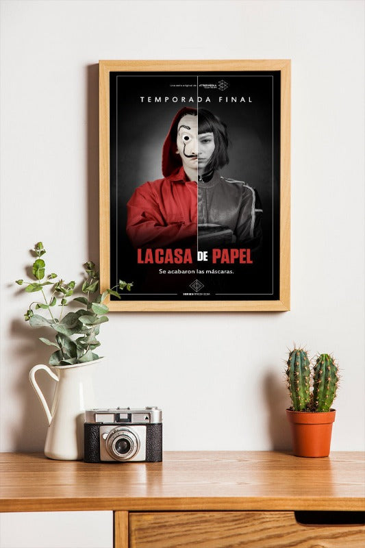 La casa de papel - framed poster