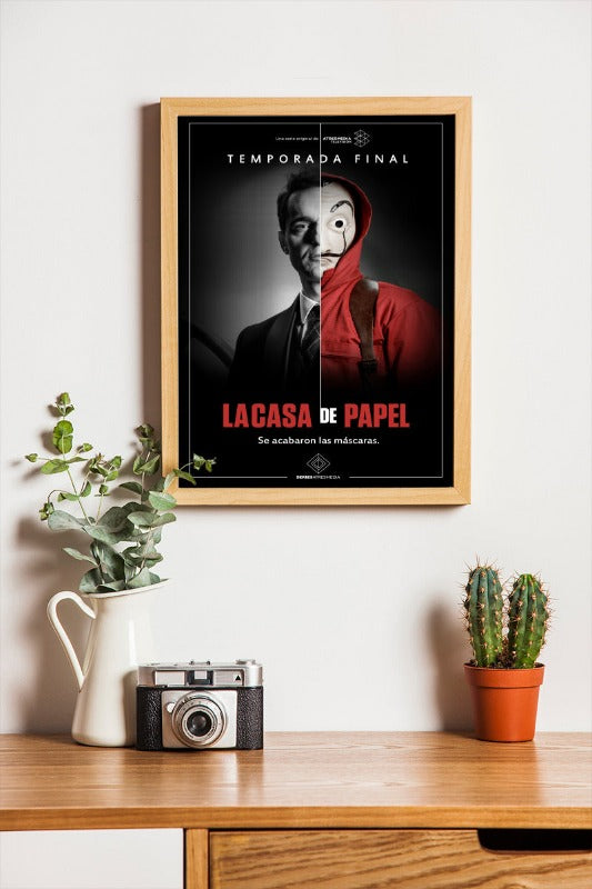 La casa de papel - framed poster